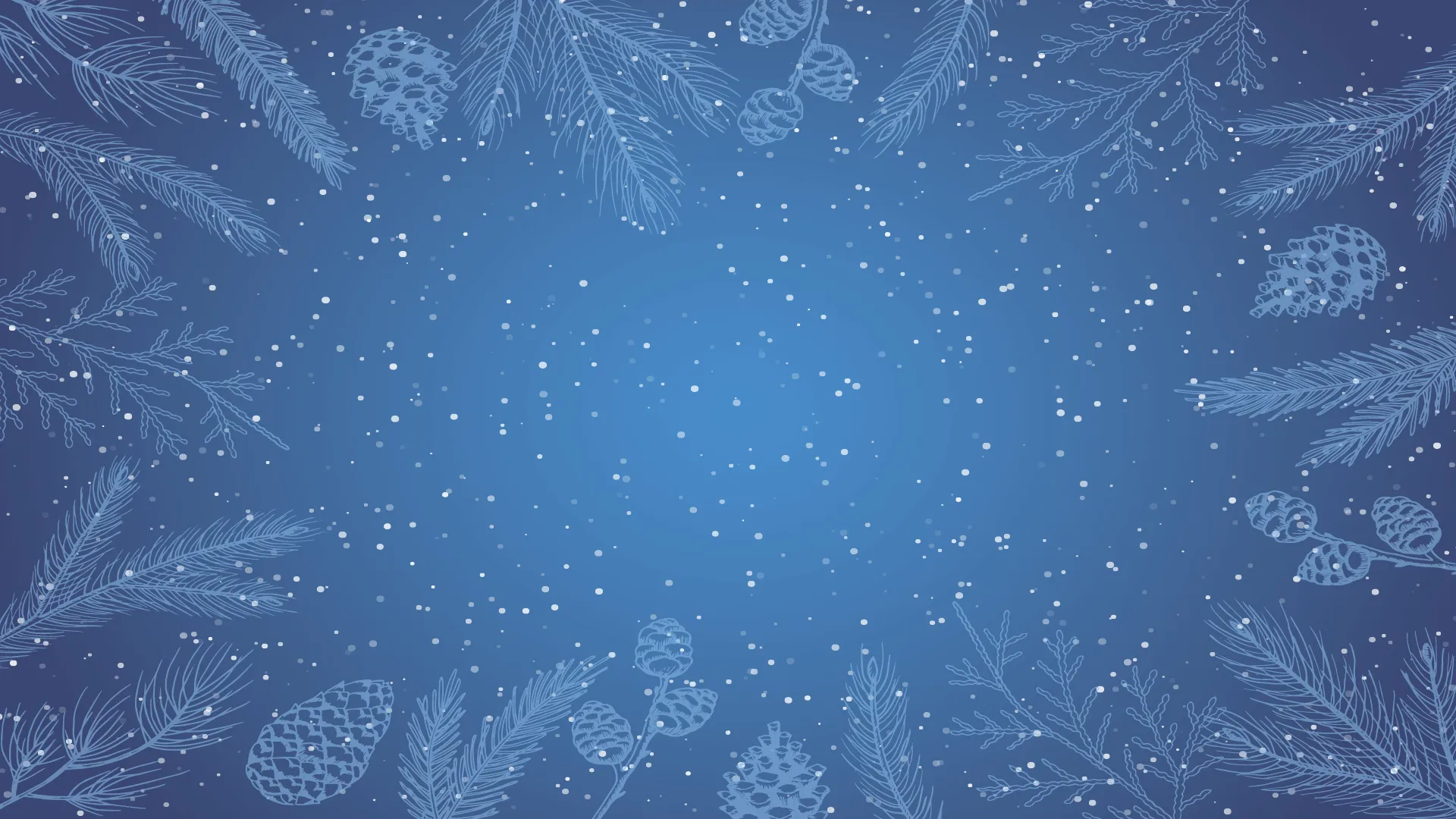 Helle Weihnachtsdekoration auf blauem Hintergrund