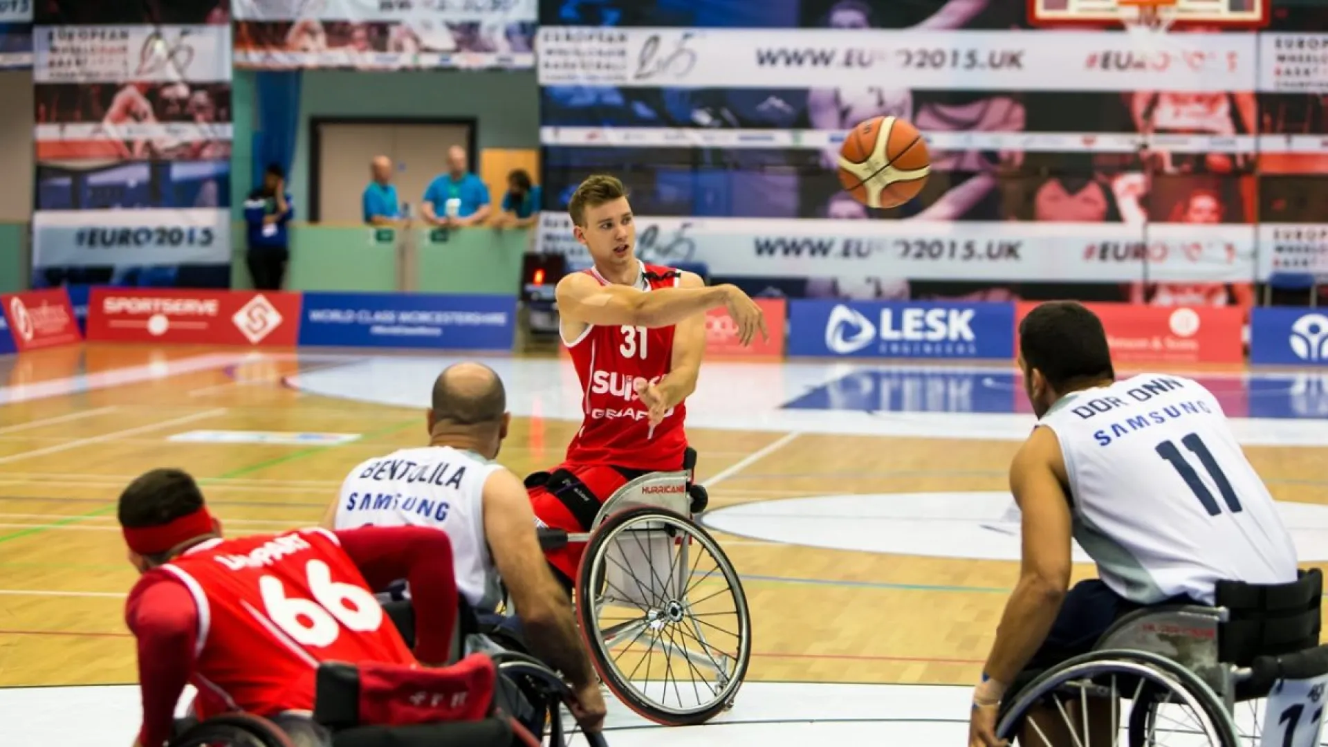 Rollstuhlbasketball im Schweizer Paraplegiker-Zentrum