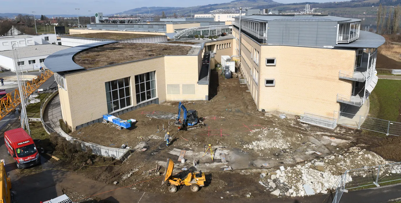 Baustelle Besucherzentrum März 2018