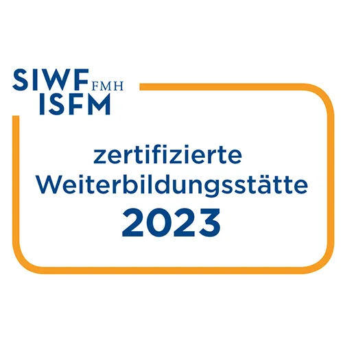 SIWF zertifizierte Weiterbildungsstätte 2023