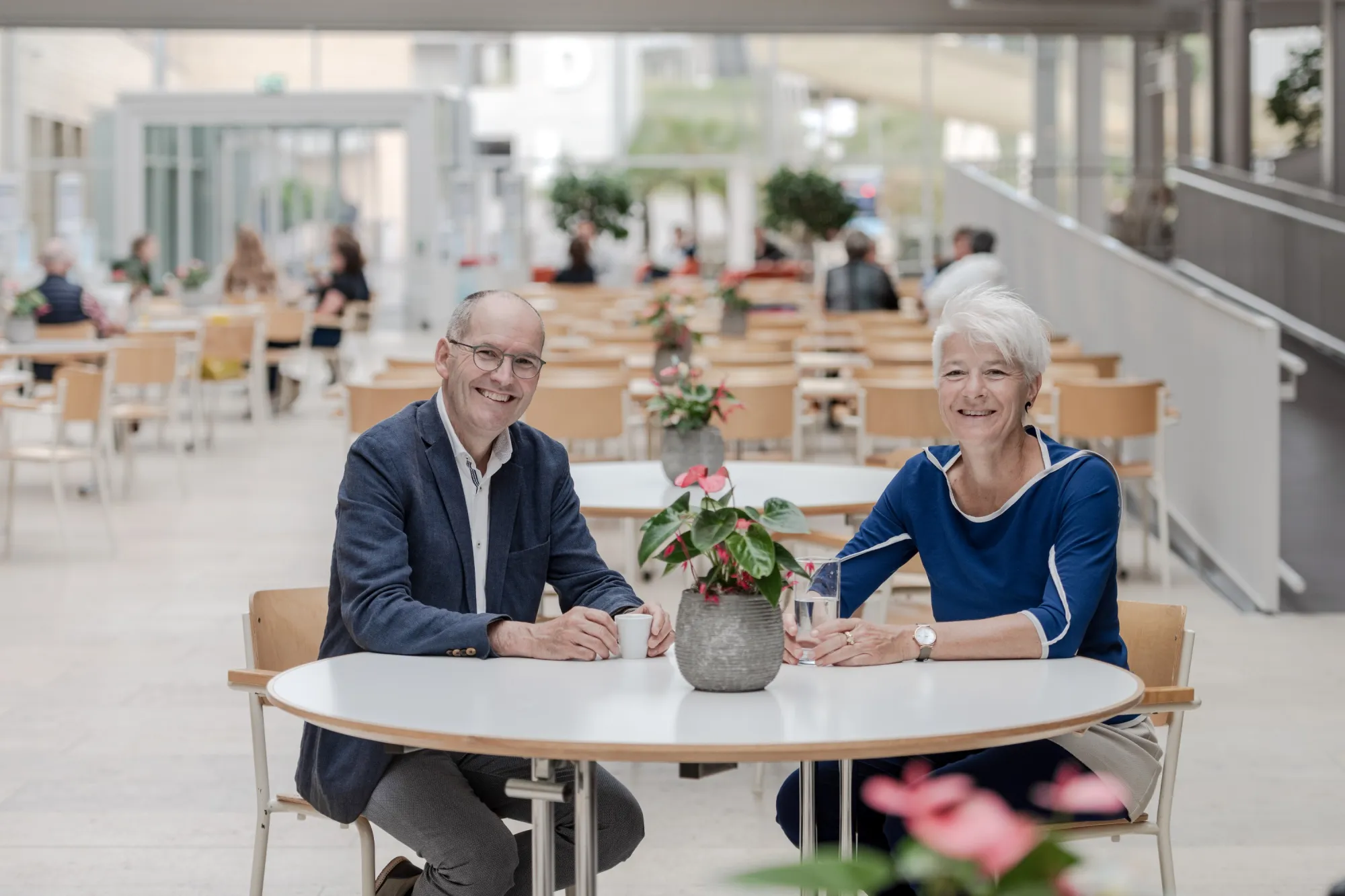 Die beiden Seelsorgenden am SPZ: Ursula Walti und Stephan Lauper