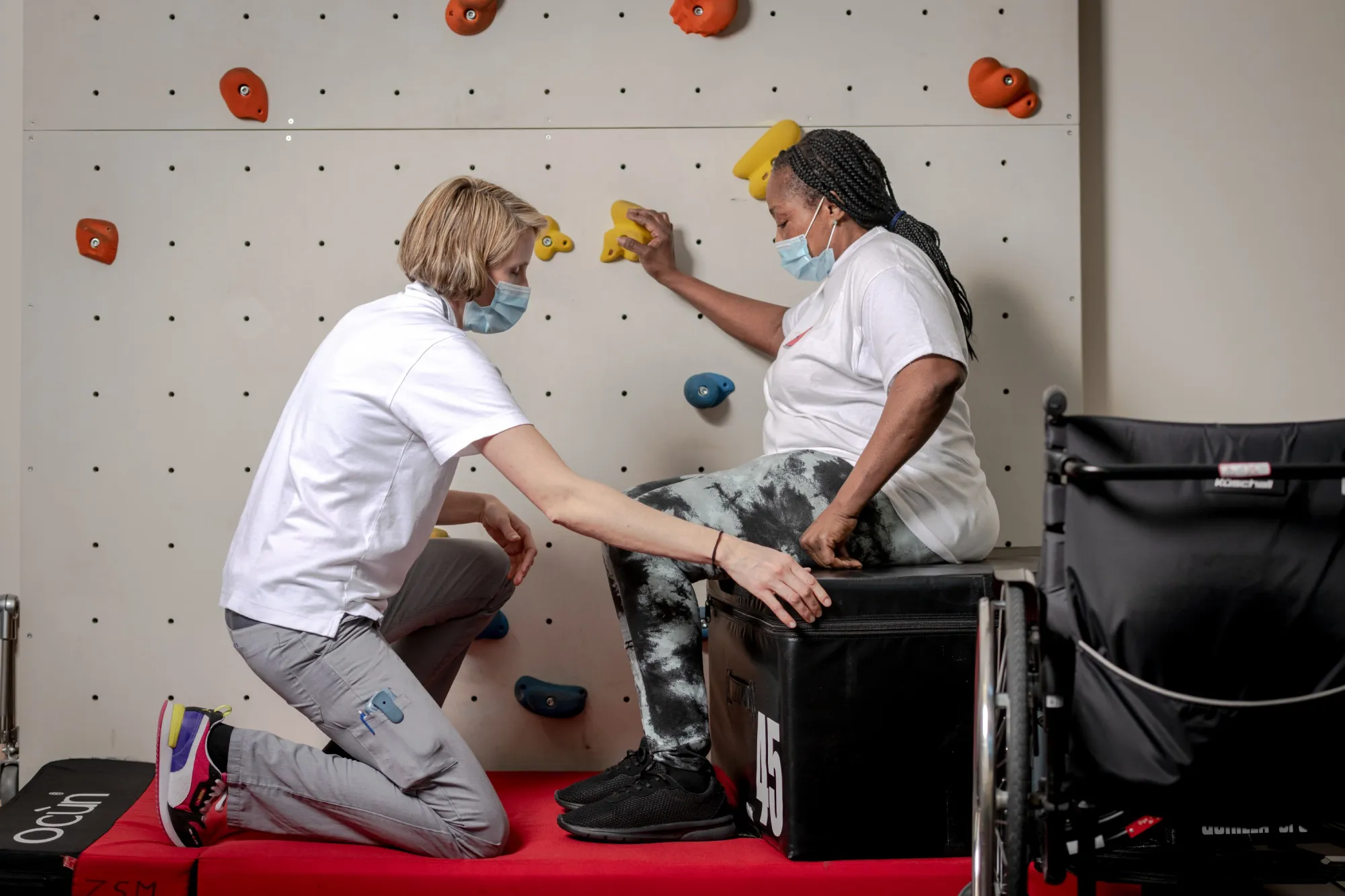 Christina Annen klettert mit Querschnittgelähmten