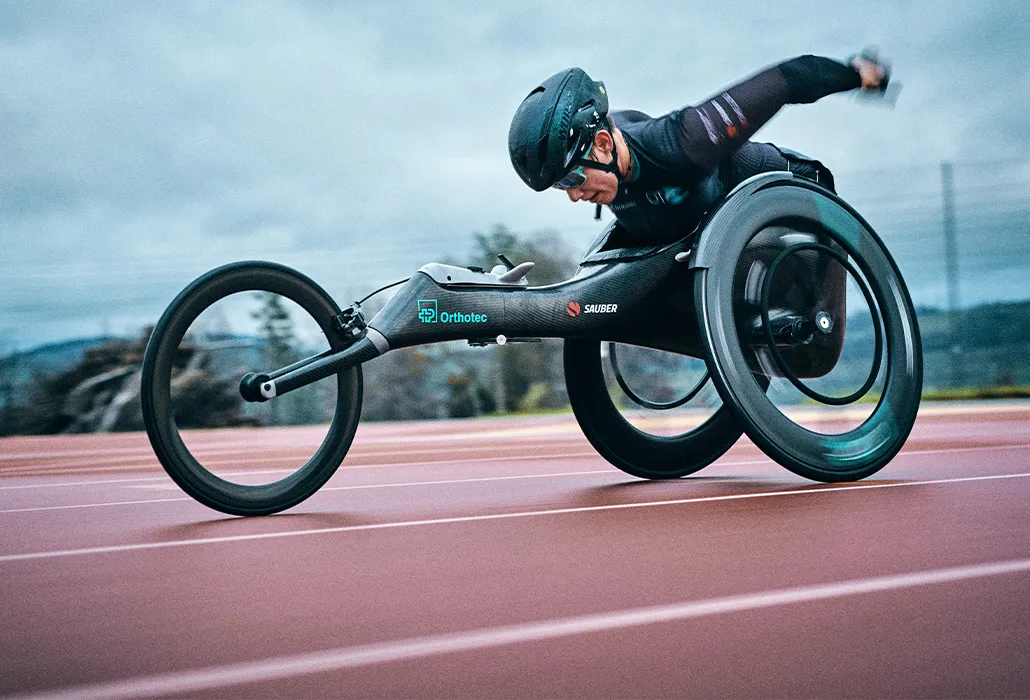 Orthotec wheelchair-racing OT FOXX Patricia Eachus