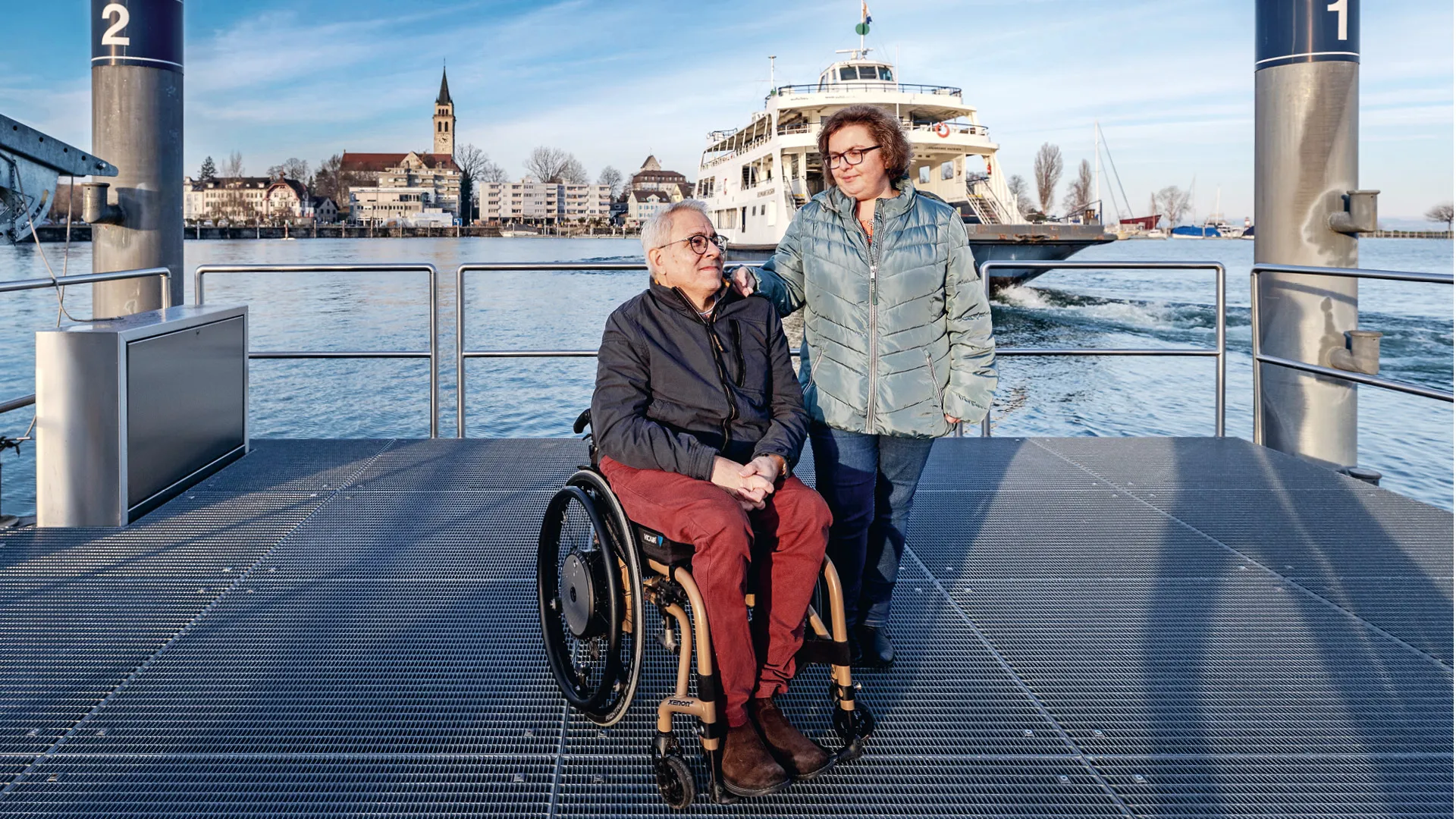 Markus Böni am Seesteg