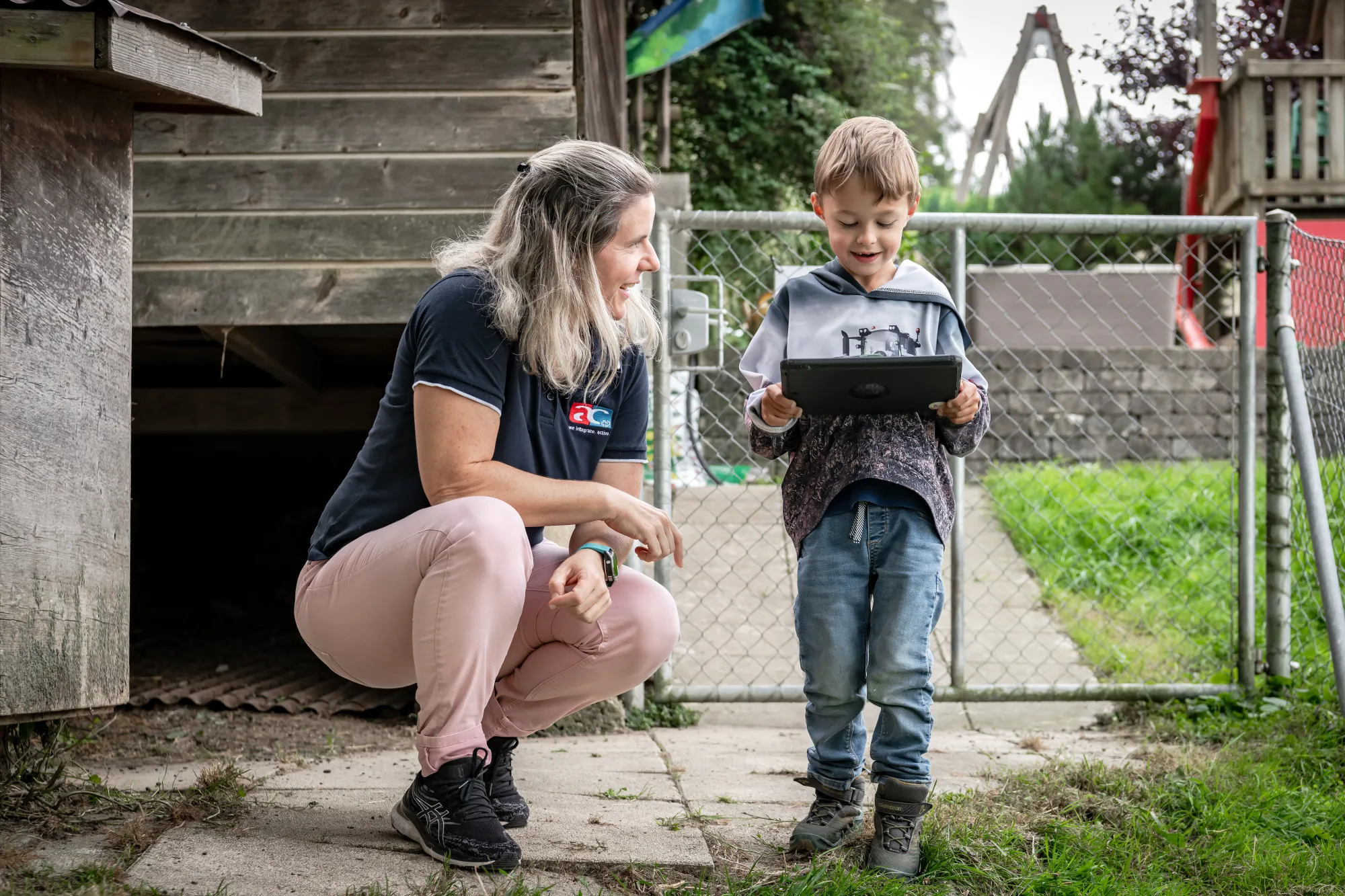 Sven Widmer mit AC-Beraterin Nadja