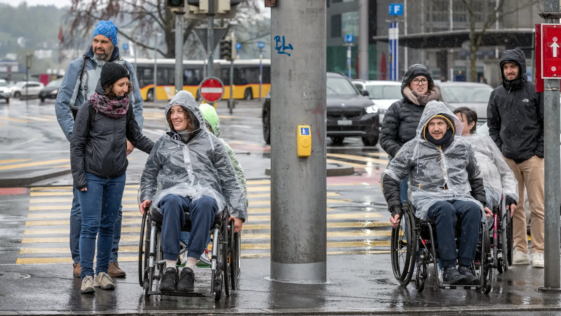 Stadttraining mit dem Rollstuhl