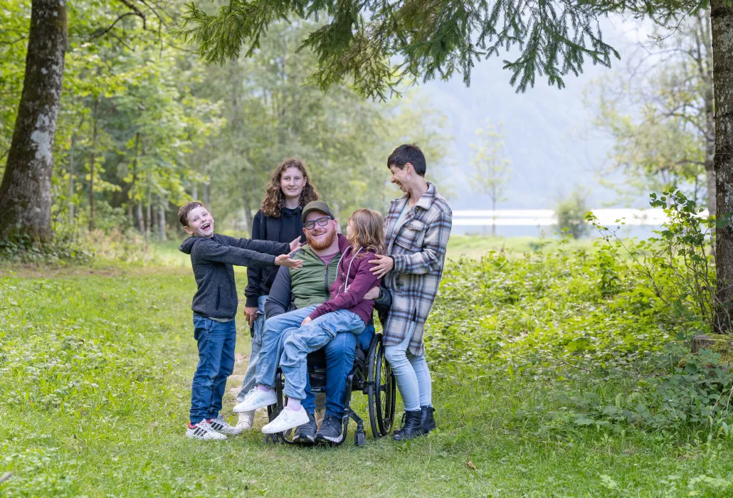 Heinrich Dürst mit seiner Familie