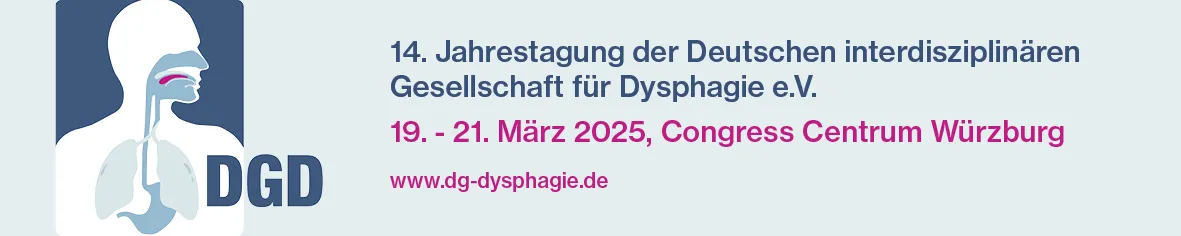 14. Jahrestagung der Deutschen interdisziplinären Gesellschaft für Dysphagie