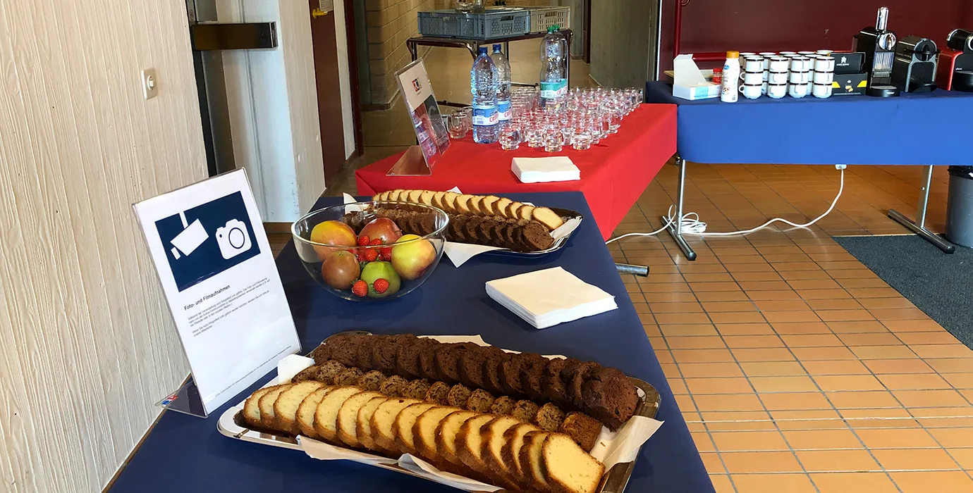 Es gab Kaffee und Kuchen für alle.