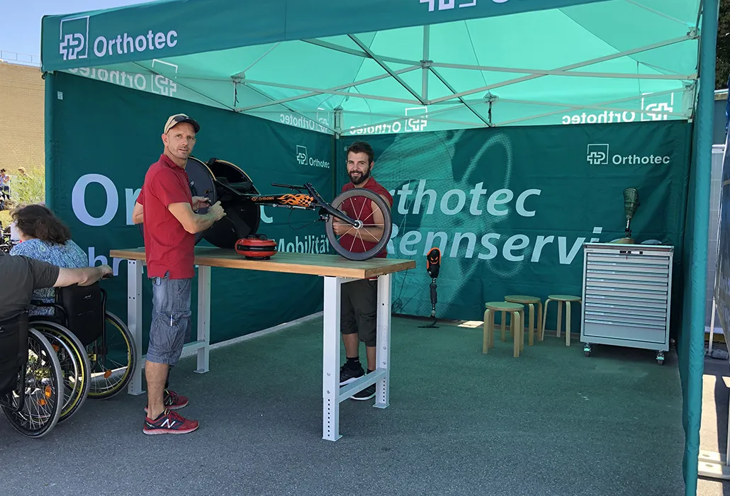 Gazebo del Servizio competizioni di Orthotec, ParAthletics 2019