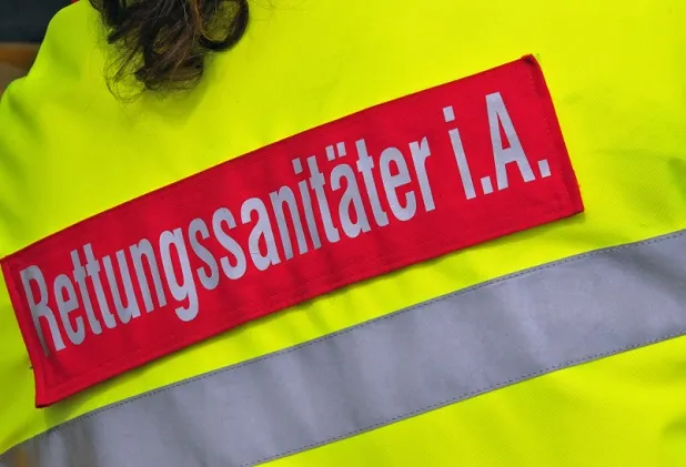 Rettungssanitäter in Ausblidung