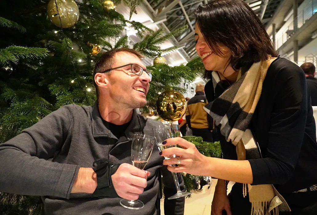 Patientenweihnacht im SPZ mit Roman Späni